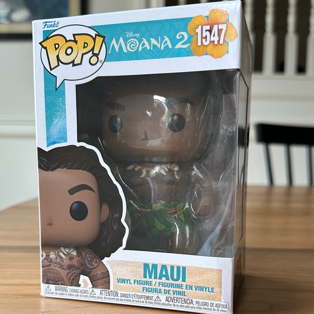 🌿 FUNKO POP! Moana 2 Maui Vinyl Figure.